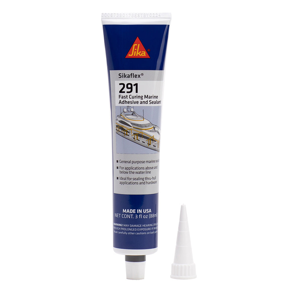 Sika Sikaflex 291 Fast Cure Adhesive & Sealant 3oz Tube (Black) (610566)