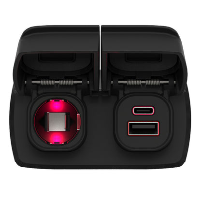 Scanstrut Flip Pro Duo - USB-A  USB-C w/12V Power Socket [SC-MULTI-F2]