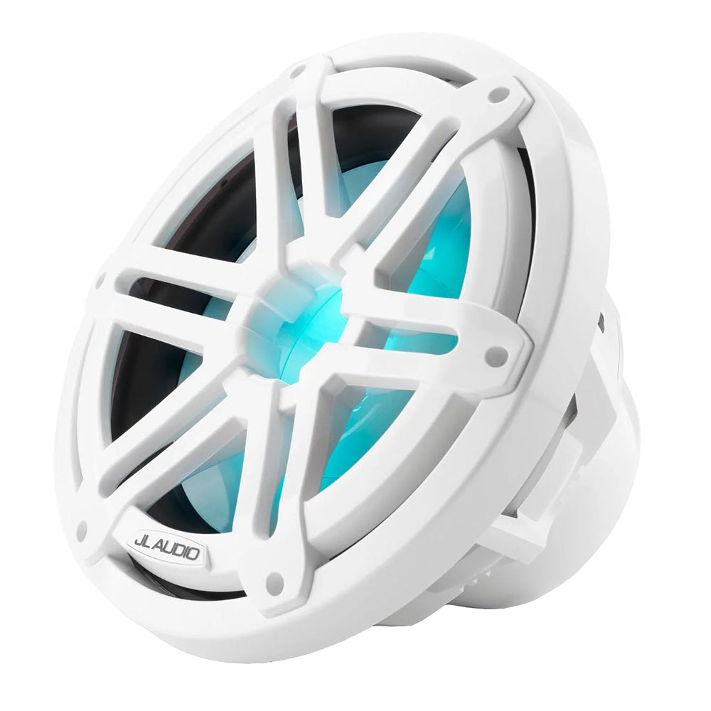 JL Audio M3 10" Marine Subwoofer w/Gloss White Sport Grille  RGB LED Lighting - M3-10IB-S-Gw-i-4 [010-03265-00]