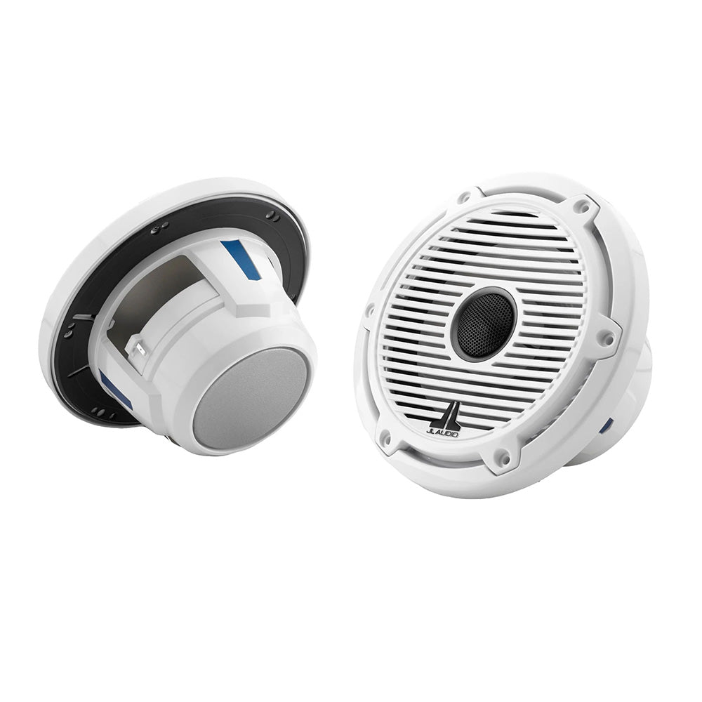 JL Audio M6 Series 6.5" Marine Coaxial Speakers w/Gloss White Classic Grille  Black Tweeter Mesh - M6-650X-C-GwGw [010-03089-00]