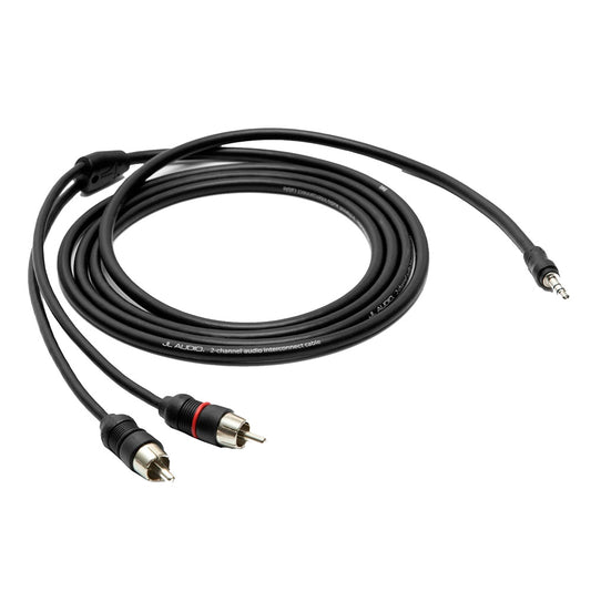 JL Audio 2 Channel 6' Mini to RCA Audio Interconnect Cable - XD-MINIRCA-6 [010-13458-00]