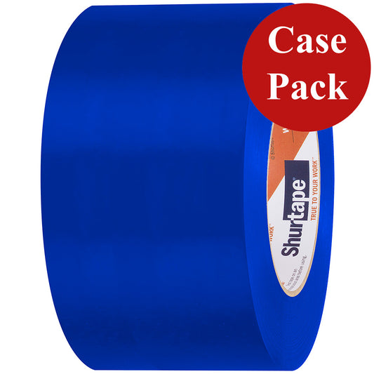 Shurtape UV-Resistant Marine Heat Shrink Tape - 72MM x 55M Roll - Straight Edge Blue *Case of 16 Rolls* [105739C]