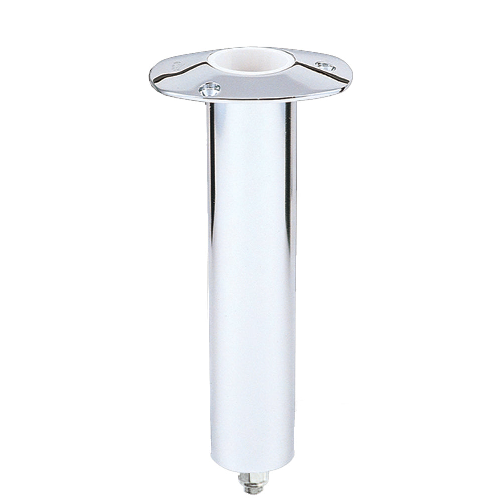 Lee's 0 Degree Stainless Steel Swivel Base Flush Mount Rod Holder 2.25" OD X 10.5" Tube [RH577V]