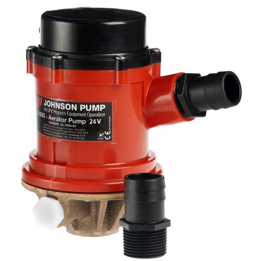 Johnson Pump Pro Series 1600GPH Tournament Livewell/Baitwell Pump - 24V [16004B-24]