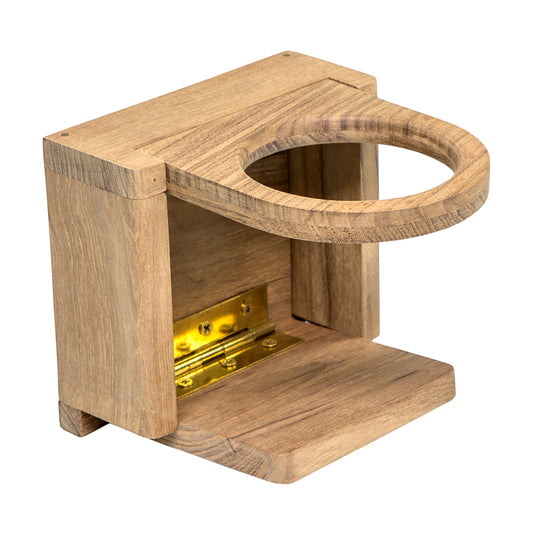 Whitecap Teak Folding Drink Holder [62601]