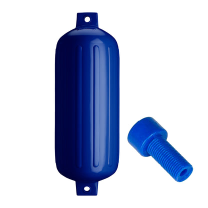 Polyform G-6 Twin Eye Fender 11" x 30" - Cobalt Blue w/Adapter [G-6-COBALT BLUE]