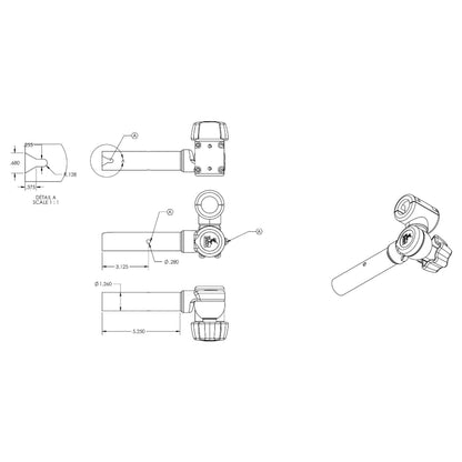 TACO ShadeFin Adjustable Clamp-On Pipe Mount [T10-3000-7]