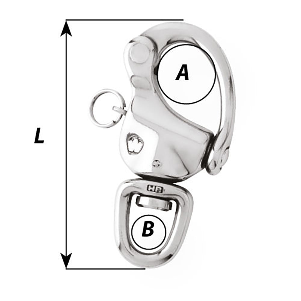 Wichard 3-1/2" Snap Shackle w/Swivel Eye [02475]