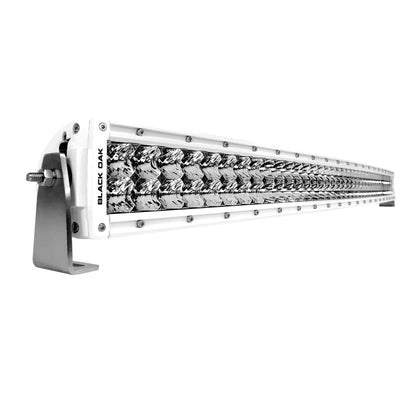 Black Oak Pro Series 3.0 Curved Double Row 40" LED Light Bar - Combo Optics - White Housing [40CCM-D5OS]