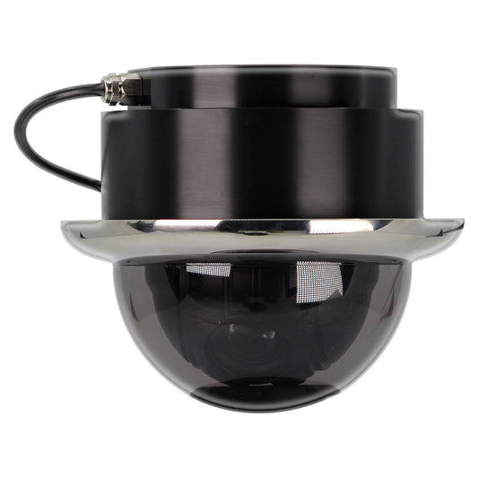 Iris Miniature Marine PTZ Dome Camera - Stainless Bezel - Hi-Resolution Analogue Sensor - 1000TVL - 4 in 1 Video Format [IRIS106]