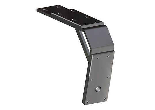 Deck Mount Long-Long 13" Aft-11" Drop Black